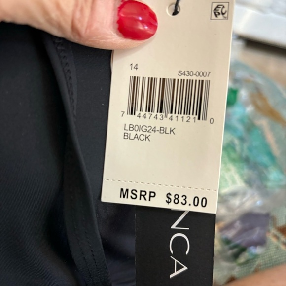 Island Goddess Rouched Body Lingerie Mio One Piece Swimsuit Size 14 - Picture 13 of 13